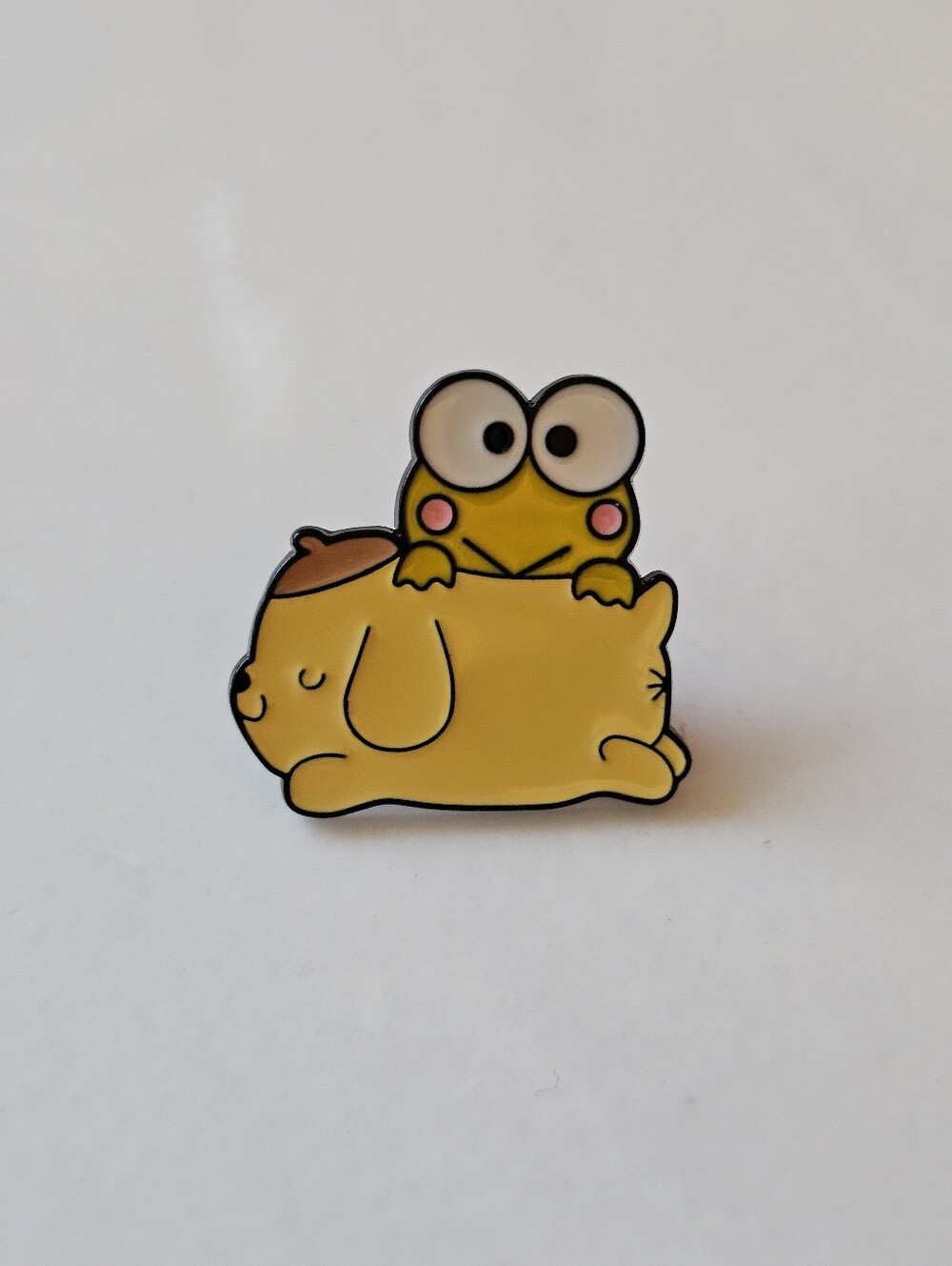Sleeping Pom & Frog 🐸 Pin